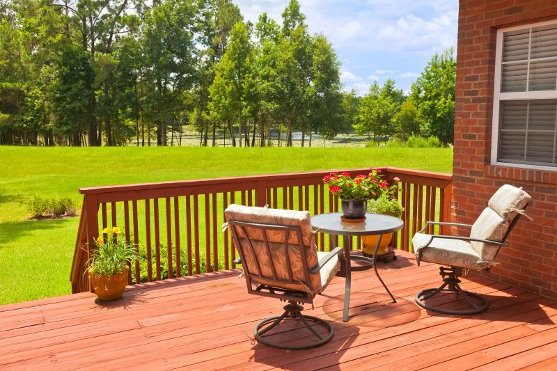 Deck Railing Staining