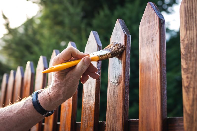 Pool Fence Painting detail