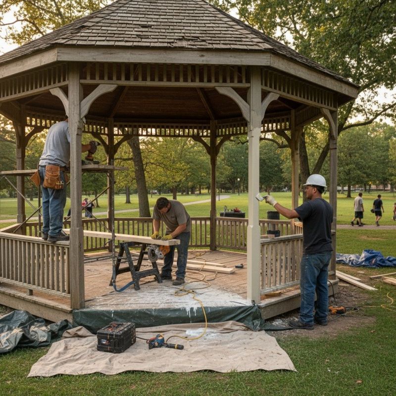 Gazebo Refinishing
